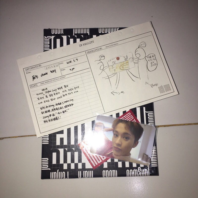 (booked) WTS Mark Chenle set Empathy reality NCT album photocard diary only
