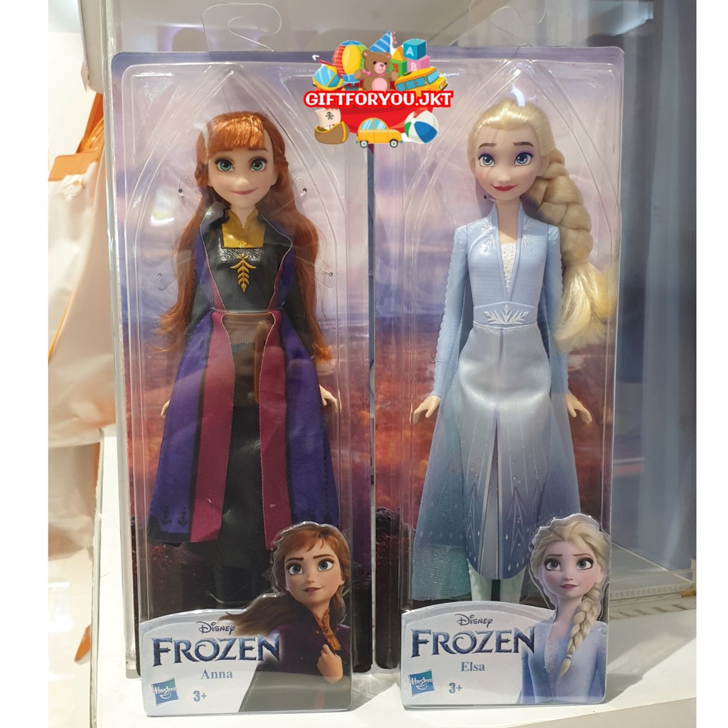 Boneka Frozen Elsa Dan Anna Disney Princess Barbie Doll Original Hasbro Movie Frozen 2
