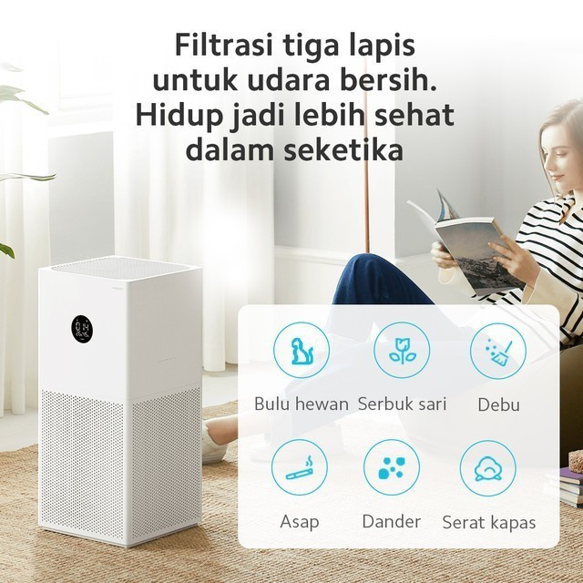 Mi Smart Air Purifier 4 Lite Penyaring Pembersih Udara - GARANSI RESMI