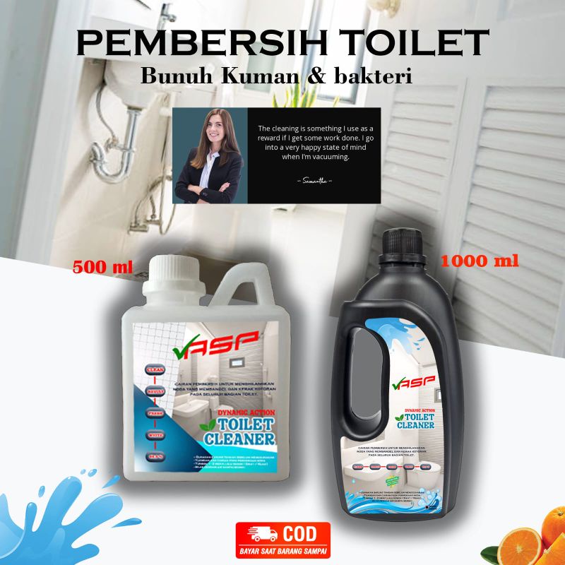 PEMBERSIH TOILET KERAK KERAMIK PORSELEN KAMAR MANDI SANGAT AMPUH ORIGINAL ASP