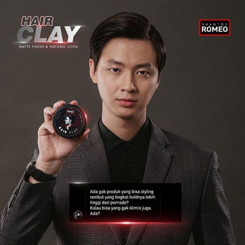 SR HAIR POMADE CLAY  NETTO 75GR MINYAK RAMBUT PENATA RAMBUT PRIA / POMADE SR CLAY WATER BASED