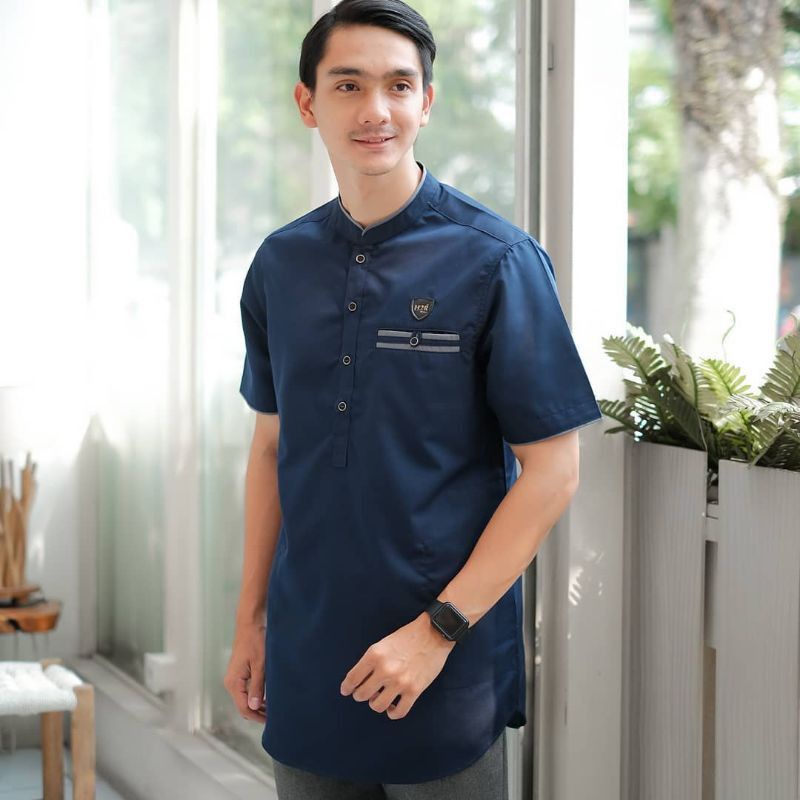 Koko Kurta Dewasa Terbaru Baju Muslim Pria Murah Bahan Katun Toyobo Polos