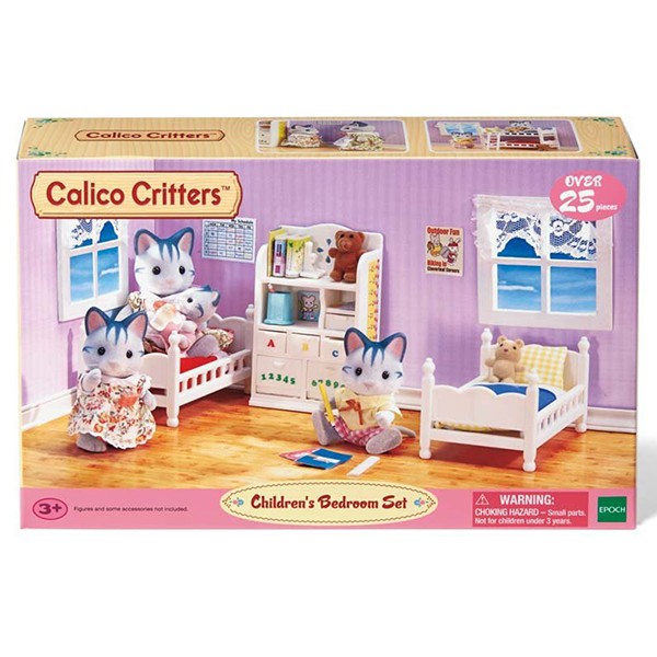 calico critters bedroom & vanity set