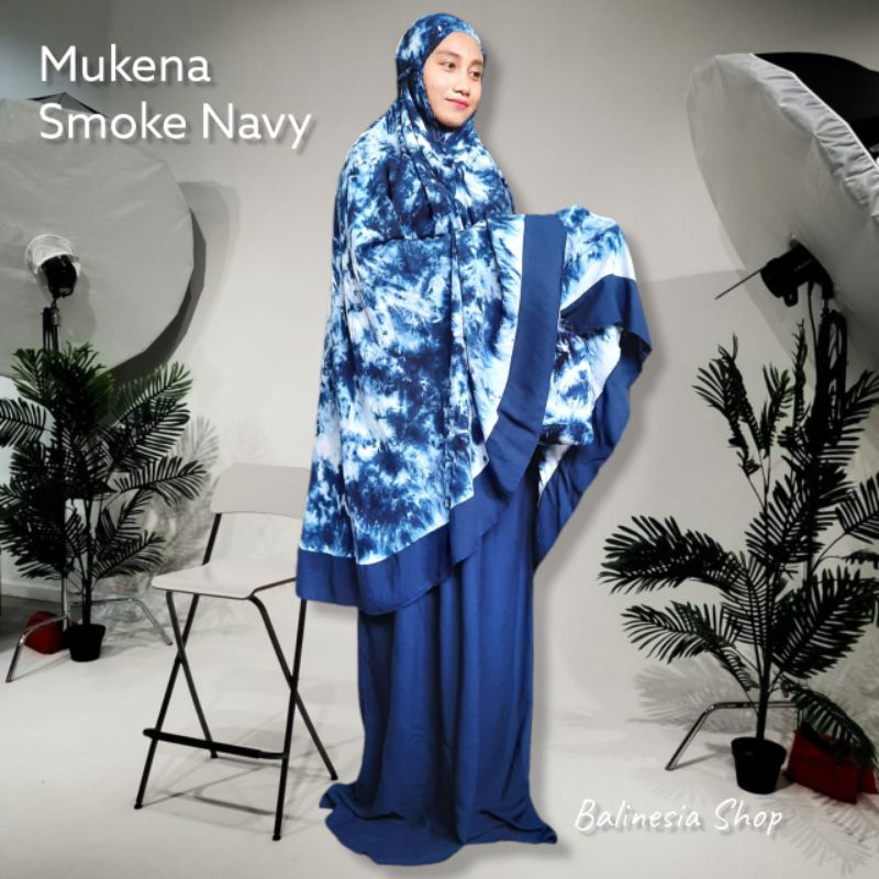 MUKENA BALI SMOKE ATAS JUMBO KATUN RAYON