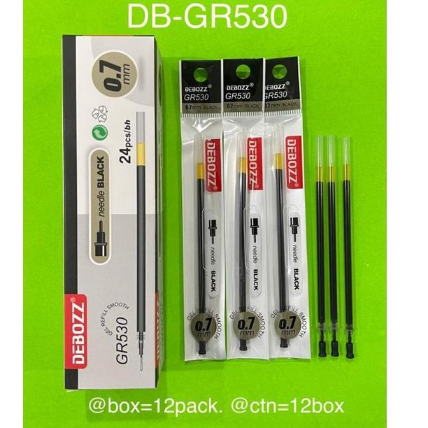 

(F5C5) 1 Pak/ 20 Pcs Refill/ Isi Ulang Bolpen Pulpen Pena Gel Fancy 0,35 mm/ 0,38 mm/ 0,5 mm/ Debozz -GR 530 GR530 0.7 //Top@murah