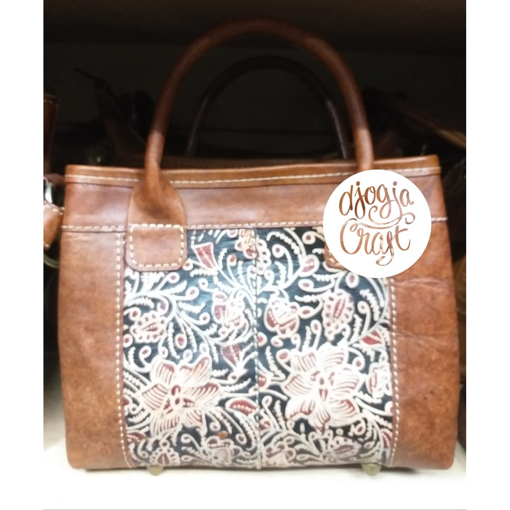 Tas Kulit WB Lukis Perca Bayam
