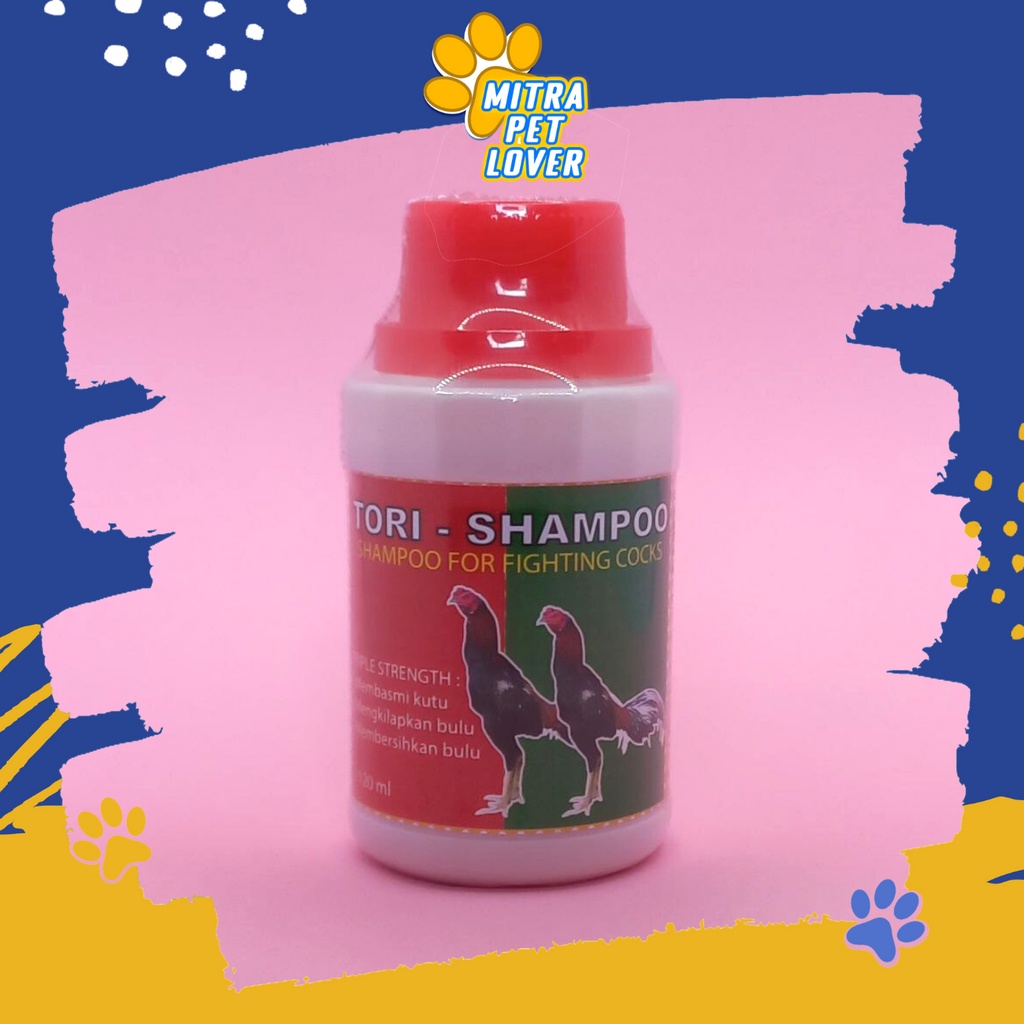 SHAMPO AYAM - TORI SHAMPOO 125 ML ORIGINAL - SAMPO BASMI KUTU TUNGAU , BULU BERSINAR LEMBUT - BERSIHKAN KOTORAN - AMAN SEHAT WANGI BERSIH - MURAH ASLI GARANSI PET ANIMAL HEALTHCARE &amp; VETERINARY TAMASINDO OBAT KESEHATAN &amp; VITAMIN TERNAK HEWAN MITRAPETLOVER