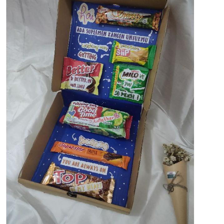 

㊗ Snack box | SNACK A WISH / KATA DALAM SNACK (Snack box) | [ Kado cowok cewek ultah wisuda anniversary pernikahan gift box hampers ] ㅌ