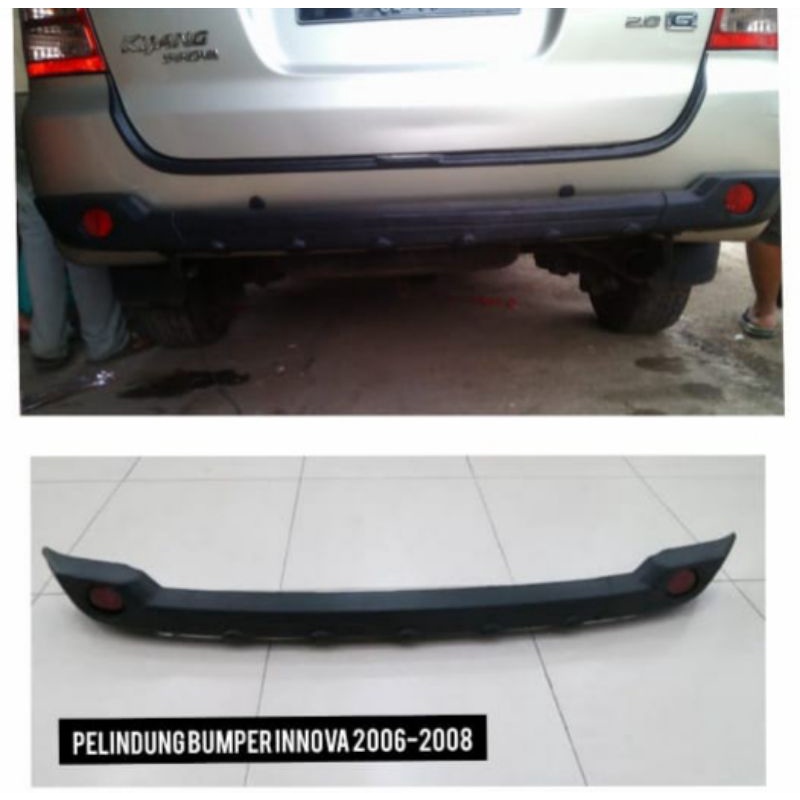 BUMPER/TANDUK BELAKANG TOYOTA KIJANG INOVA/INNOVA 2005-2009 BAHAN KARET FULSET