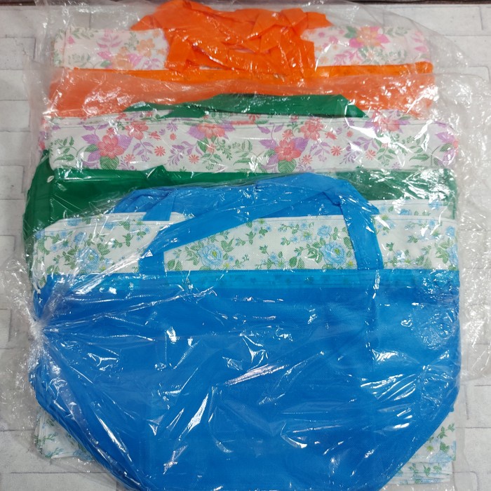 

✨ BISA COD ✨ 1 LUSIN TAS SERUT TATAKAN 22X22 SPUNBOND BESEK/ BOX NASI