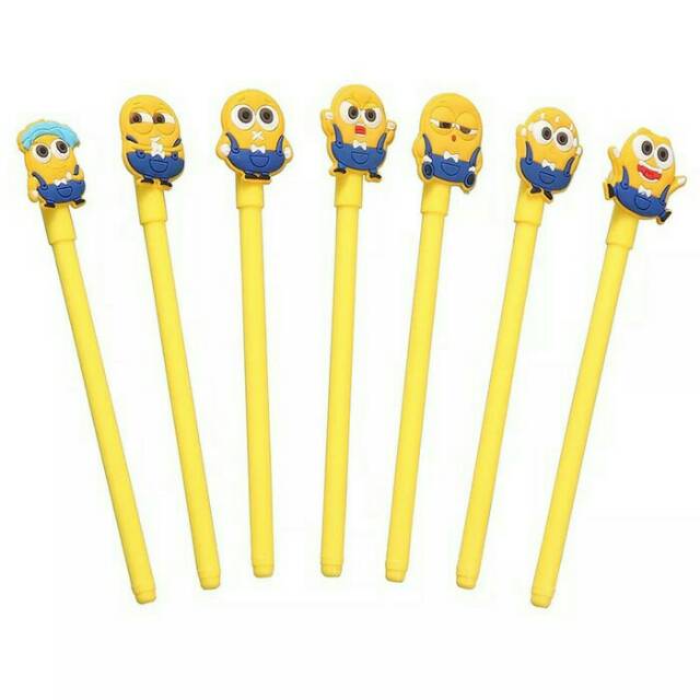 

Pulpen Gel Minion Kuning 0.38mm