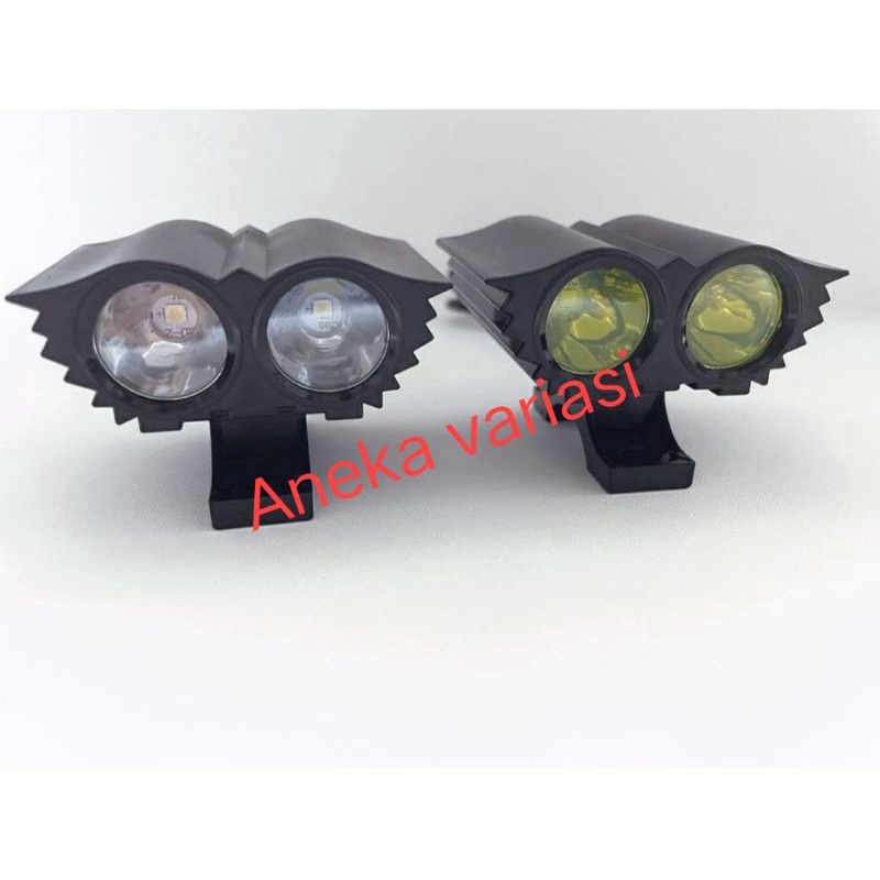 Lampu tembak model burung hantu 2 mata LED Cree owl ultrafile