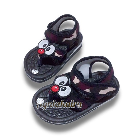 Sandal Gunung Anak Bayi Laki-Laki Motif TNI Terbaru High Qualitty Slippers