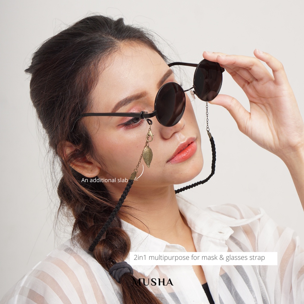 MUSHA Strap Masker - Braid 3 colors | Joyful Series | Tali Masker / Strap Masker