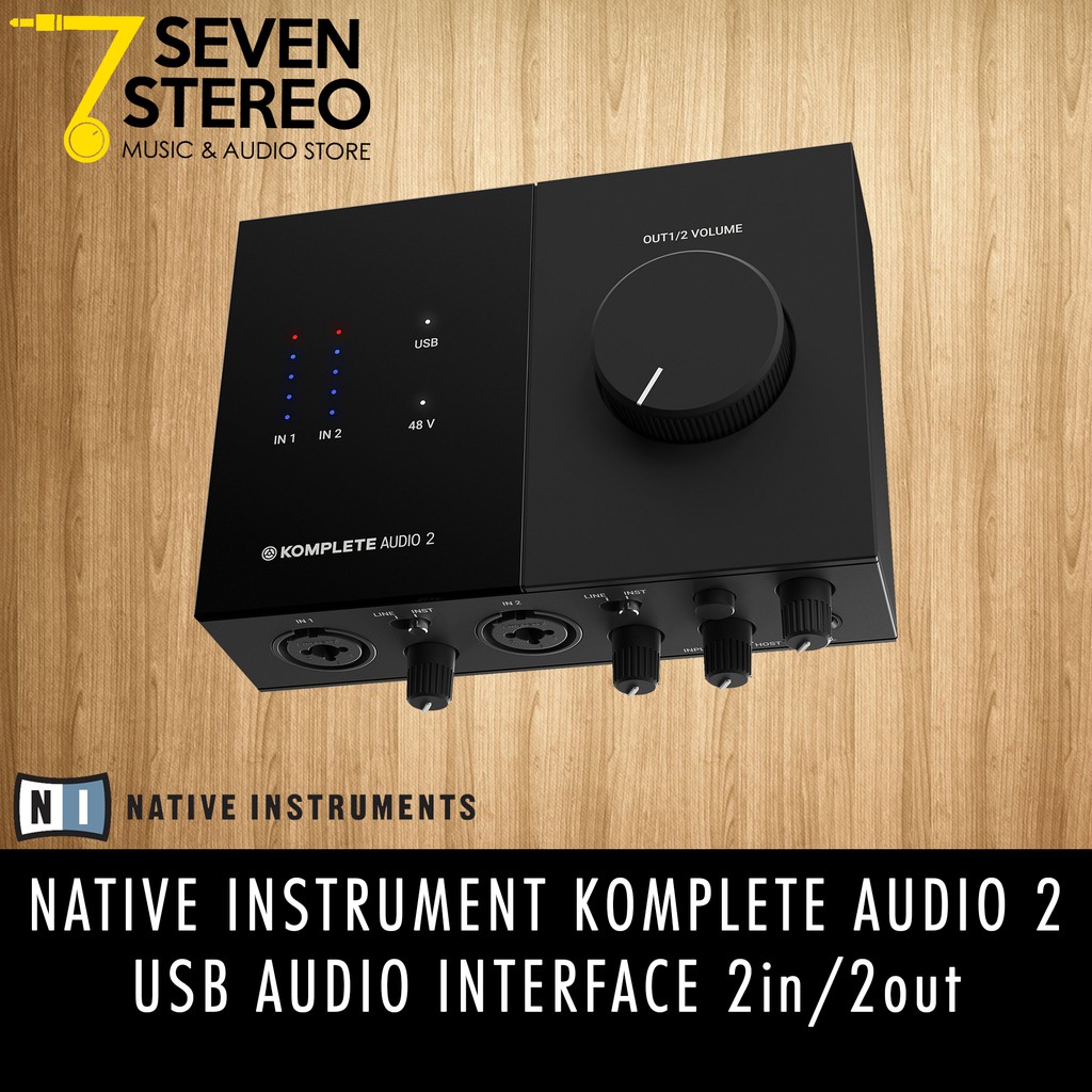 Native Instrument Komplete Audio 2 Desktop USB Audio Interface