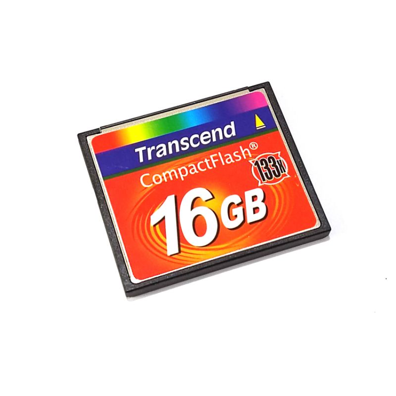 CF Card 16GB 133x Transcend Compact Flash Industrial Memory Card