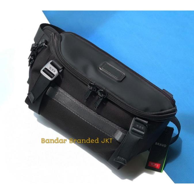 Tas Selempang Pria TUMII Alpha Bravo Platoon Sling Bag Branded Import