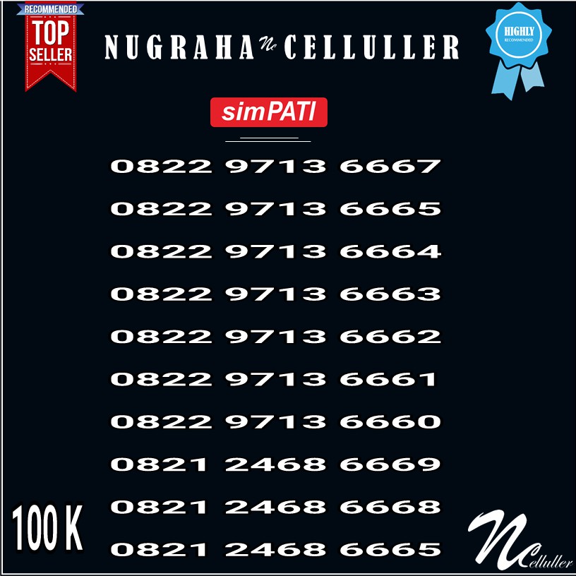 Nomor Cantik Simpati Triple 3 666 Murah