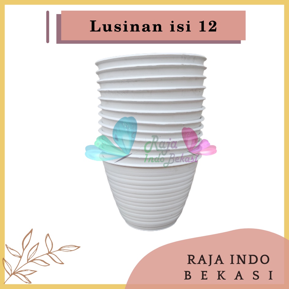 LUSINAN Pot Tawon 10 Putih Pot Kecil Kaktus Gantung Hiasan Hidroponik Murah Pot Mini Minimalis Plastik Lucu 7 Cm Grosir