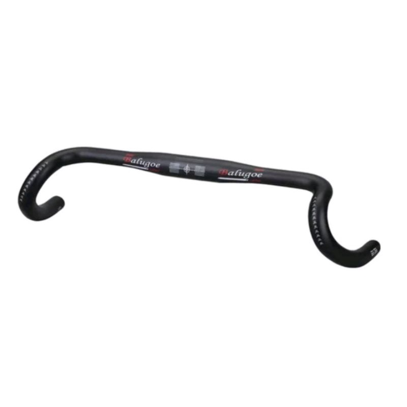 Balugoe Dropbar Flare Carbon 31.8 mm Panjang 40 cm Handlebar Dropbar Cyclocross Sepeda Gravel Roadbike Minivelo Minion