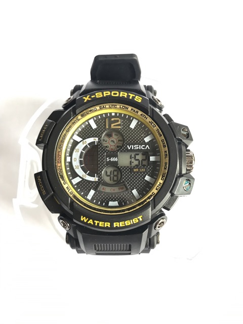 Jam tangan sporty digital remaja dewasa anti air fashion watch visica