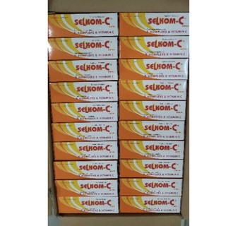 Jual Ed Ready Stock Selkom C Selcom Vitamin C Dan B Box Isi Kapsul Selcom C