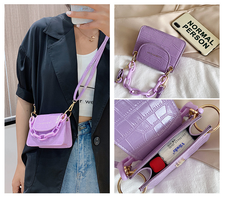 Tas Selempang Wanita Sling Bag Croco Chacmfirfn Korean Style