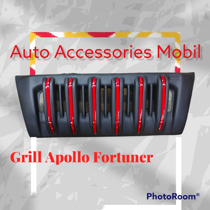 Grill Apollo all new Fortuner 2016 - 2020 TRD VRZ SRZ list merah