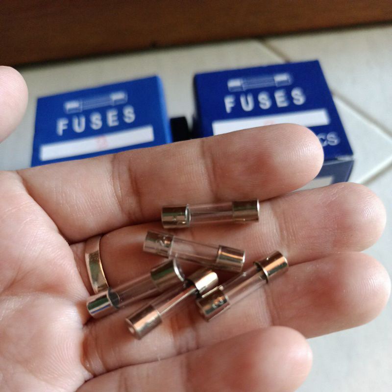 fuse kaca 2a 5x20mm per 100pcs