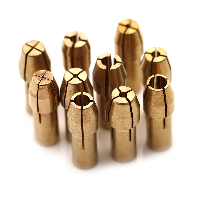 Taffware Chuck Mata Bor Drill Brass Collet 11 PCS - DMPJ-31 - Golden