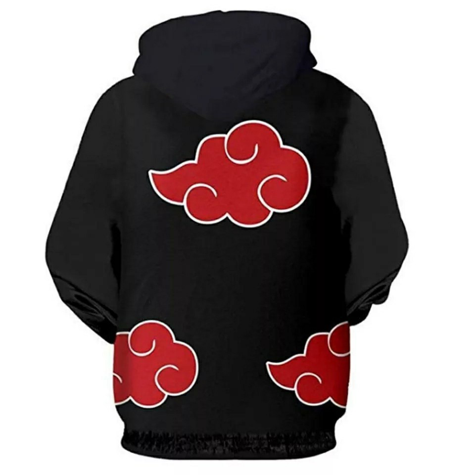 Zipper Jaket Anime AKATSUKI Naruto Uzumaki