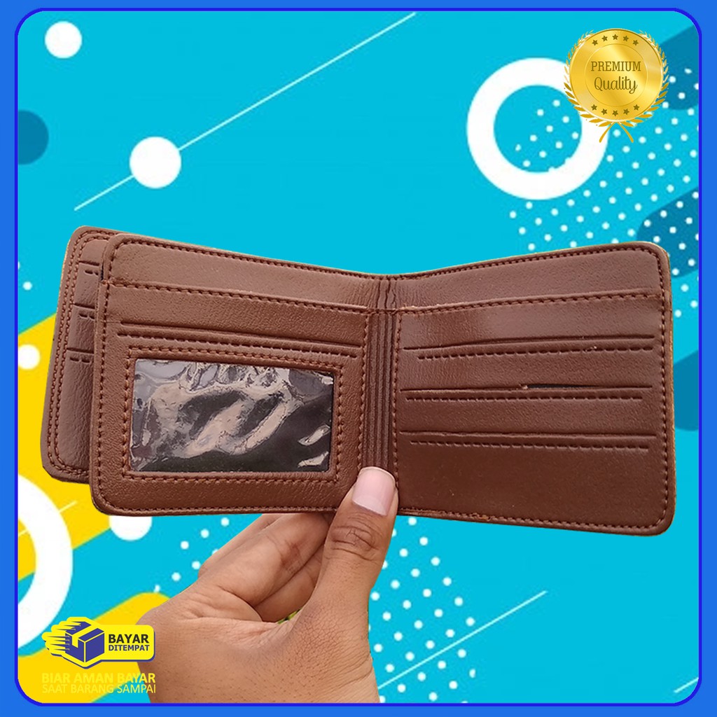 7.7 MIDYEAR SALE! Dompet Pria amt pendek Bahan sintetik distro