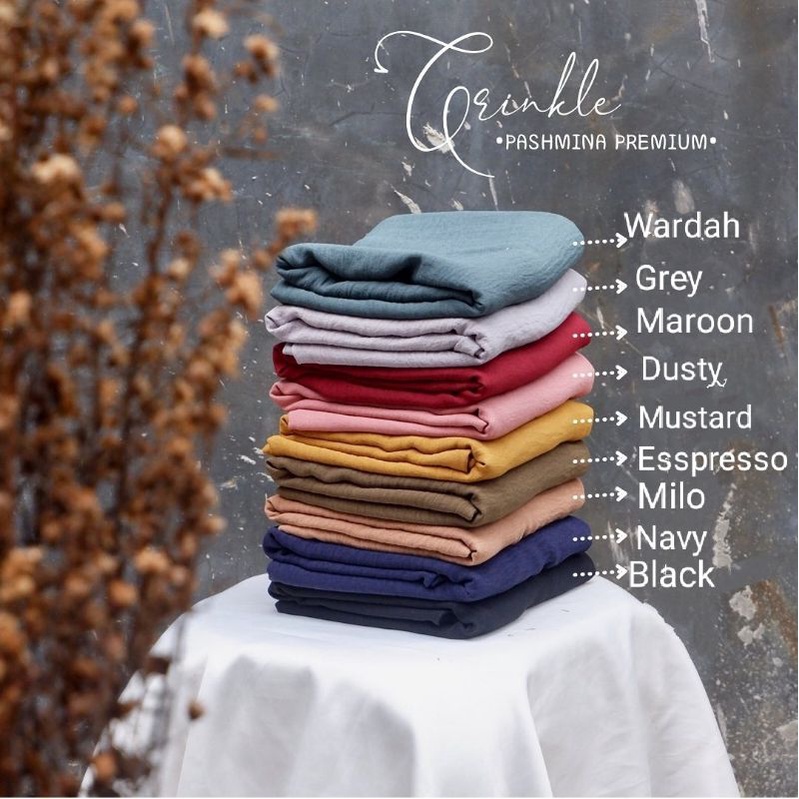Pashmina Airflow Shawl Pashmina Airflow Crinkle Shawl