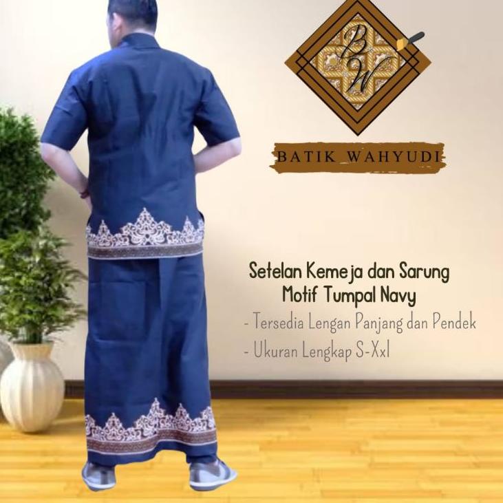 Terbaru.. setelan kemeja sarung batik