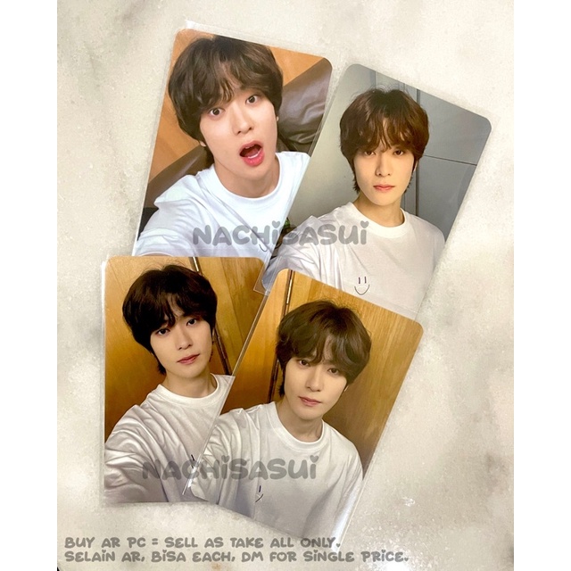 pc photocard AR jaehyun slowacid mangap black white gray
