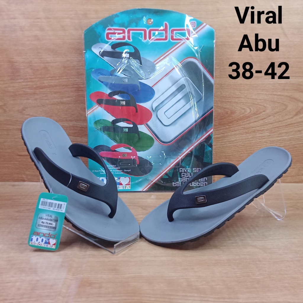 (COD) Sandal Jepit Pria Fashion Casual Ando Viral