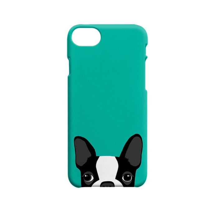 Indocustomcase Pug Terrier Apple iPhone 7 or 8 Cover Hard Case