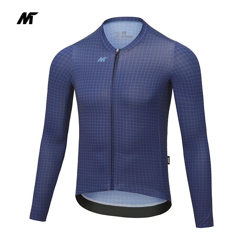 Jersey Men MYSENLAN Bona M20321 Blue Long Sleeve