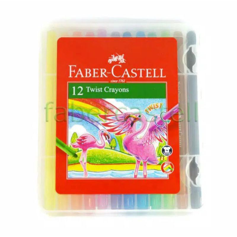 

faber castell twist crayon/crayon putar isi 12