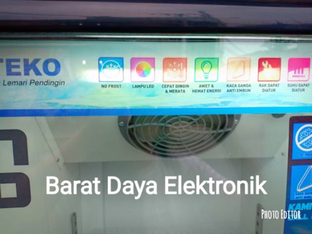 SHOWCASE PENDINGIN MINUMAN STEKO MG 220 4 RAK DISPLAY COOLER KULKAS LOW WATT NO FROST/TANPA BUNGA ES