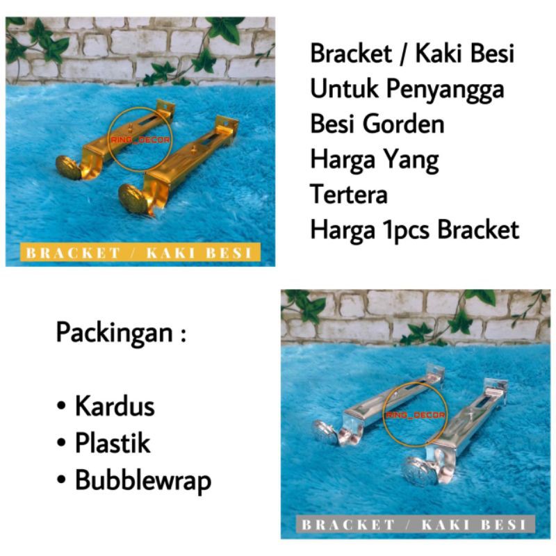 Bracket Besi Gorden / Kaki Besi Gorden / Kaki Besi Murah