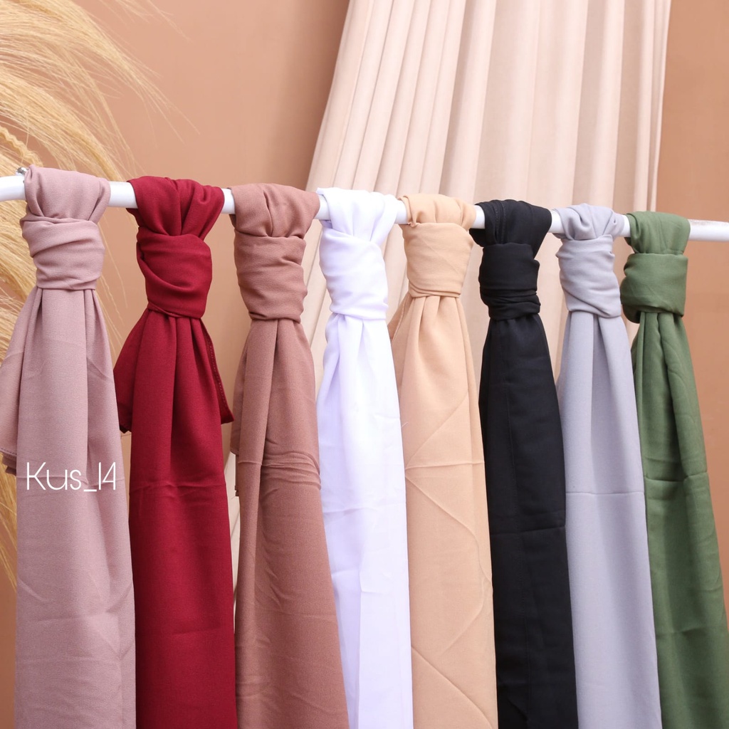 Pashmina Malay Instan Tali Belakang