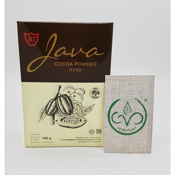 

Jual Java Cocoa Powder Dark - 180G Murah