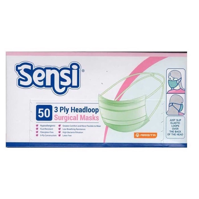 Masker Sensi 1 Box Surgical Mask