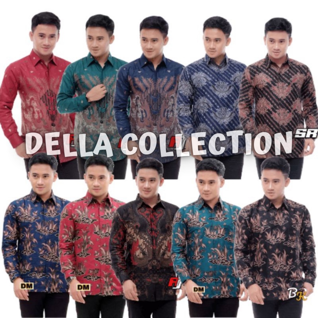 Kemeja Batik Pria Lengan Panjang Terbaru 2021 Kekinian Original Batik Pekalongan Batik Pria Slimfit Baju Batik Pria Modern