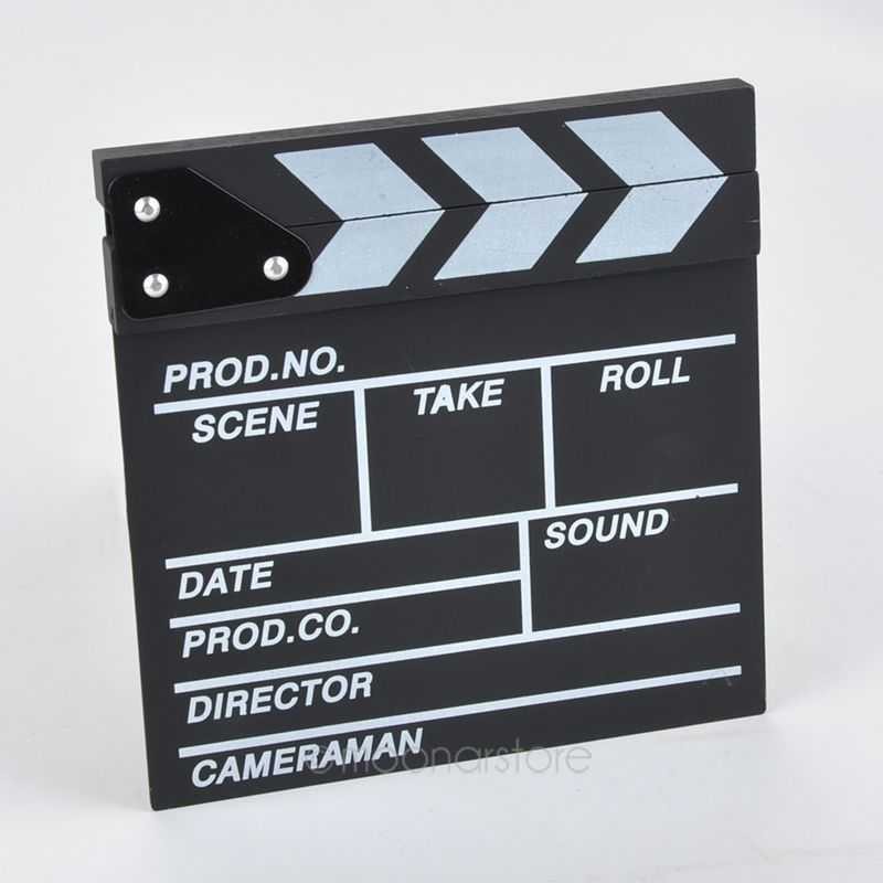 Profesional Clapper Board Classical Movie Papan Penanda Action Claper Syuting Shooting Film