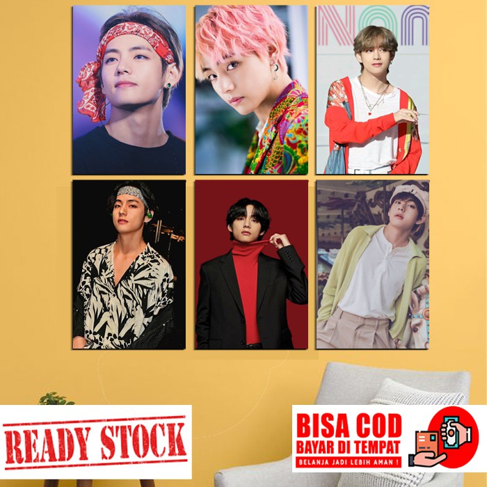 Hiasan Dinding V Taehyung BTS / Poster V Taehyung BTS/ Hiasan Kamar V Taehyung BTS / Foto V BTS/BTS5