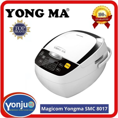 MAGIC COM YONG MA / YONGMA YMC 801 / SMC 8017 RICE COOKER 2L PUTIH