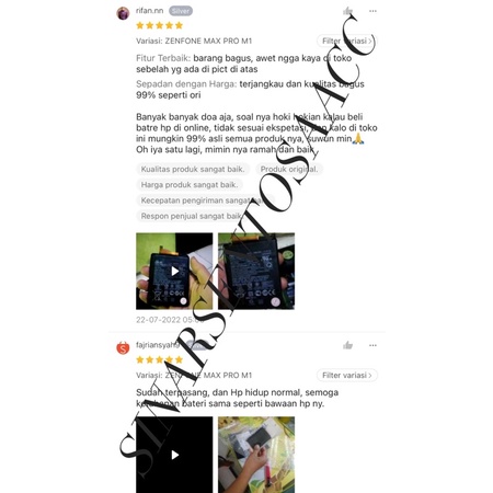 Baterai Original 100% Asus Zenfone Max Pro M1 M2 ZB601KL ZB602KL ZB631KL C11P1706 X00TD X00TDA X00TDB X01BDA Batre Batrai Battery Ori Garansi Awet
