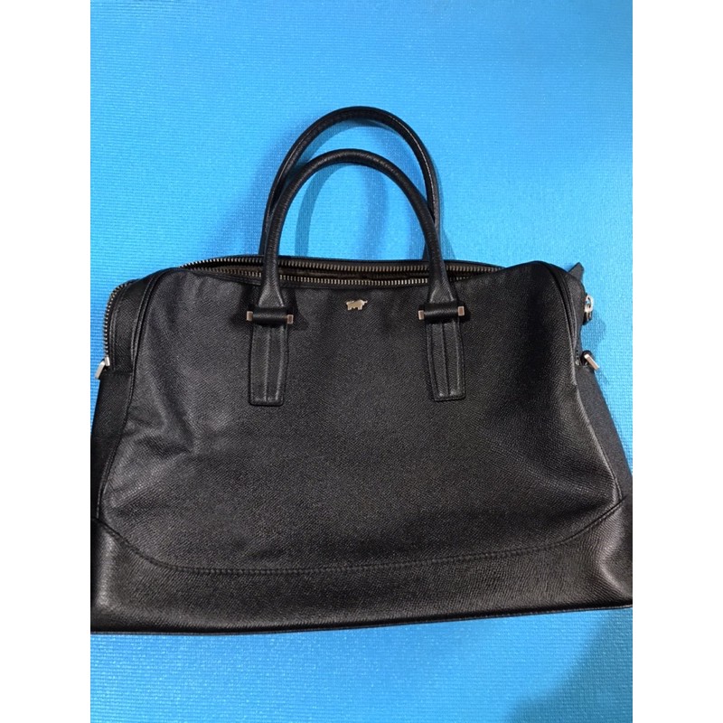 BRAUN BUFFEL BRIEFCASE BAG BLACK PRELOVED